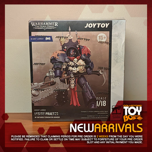 Joytoy 1/18 Warhammer The Horus Heresy Night Lords - Legion Praetor in Tartaros Terminator Armour