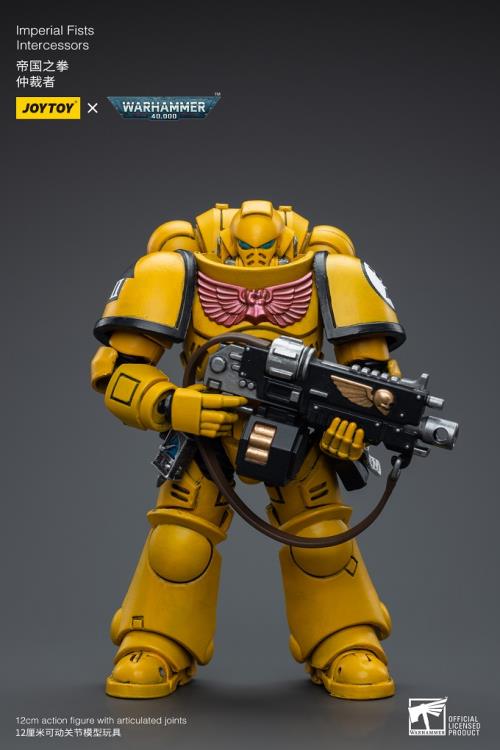 Joytoy 1/18 Warhammer 40K Imperial Fists Intercessors with Auto Bolt Rifle (2025)