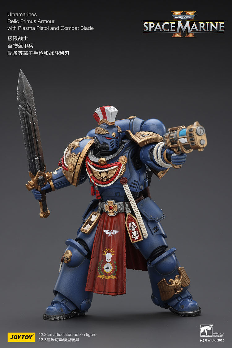 Joytoy 1/18 Warhammer 40k Space Marine Ultramarines - Relic Primus Armour