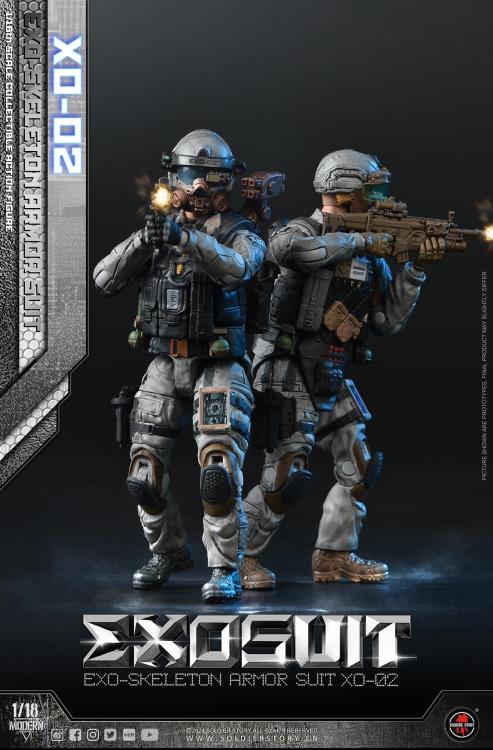 Soldier Story 1/18 EXO - XO-02 Skeleton Armor Suit