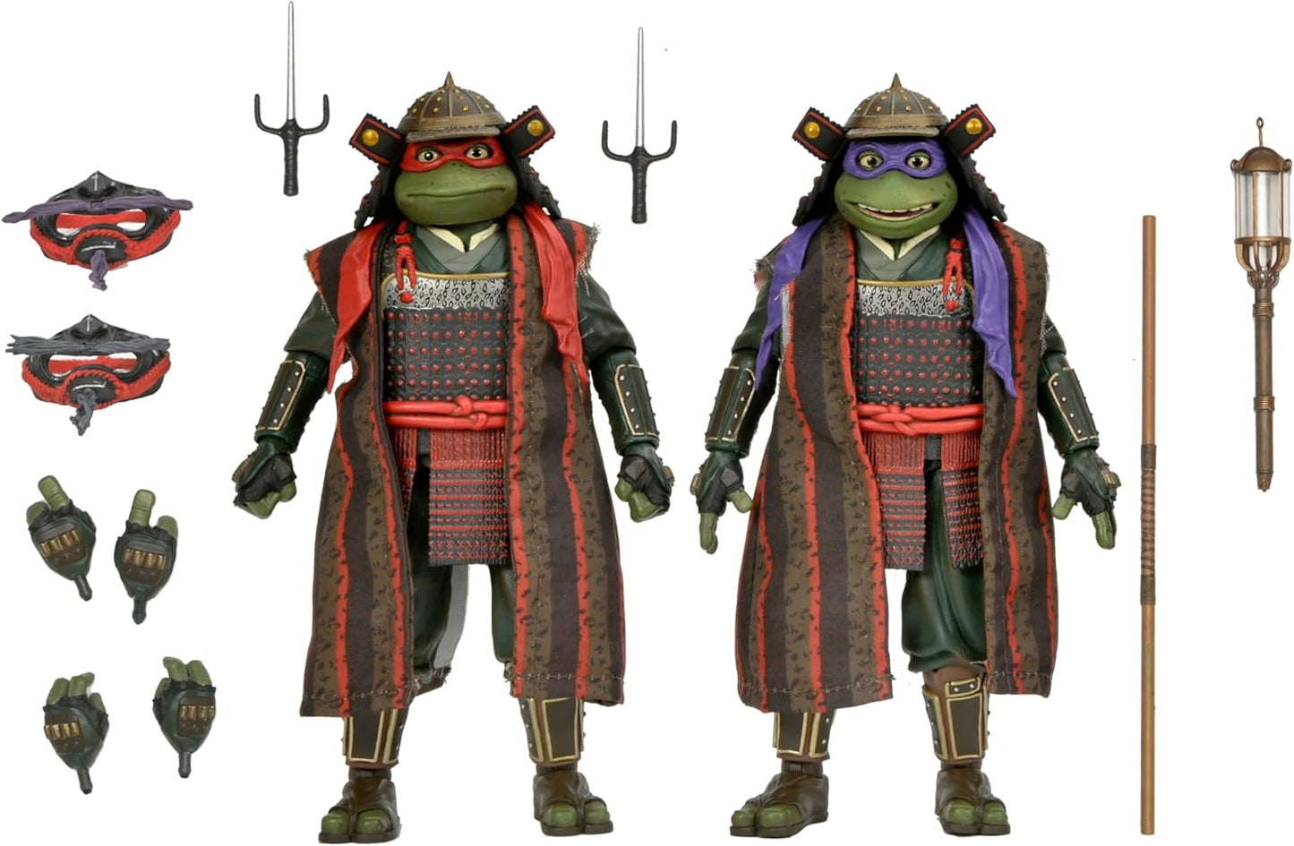 Neca Ultimate Teenage Mutant Ninja Turtles 3 Turtles in Time - Samurai Raphael & Donatello