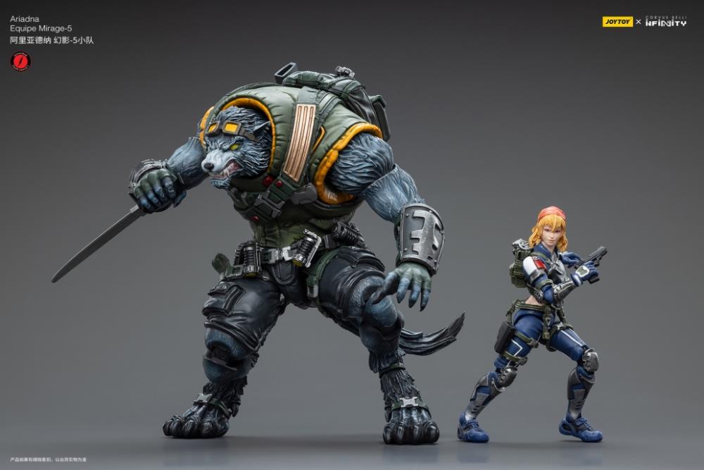 Joytoy 1/18 Corvus Belli Infinity Ariadna Equipe Mirage-5