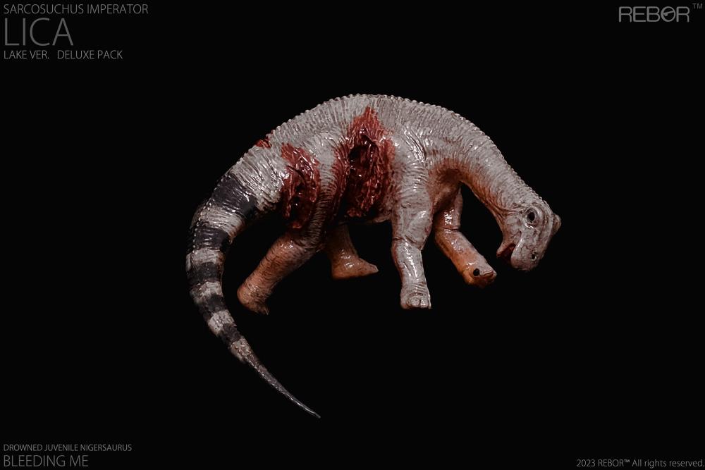 Rebor 1/35 Museum Class Replica - Sarcosuchus imperator "Lica" (Lake Ver.) [Deluxe Pack]
