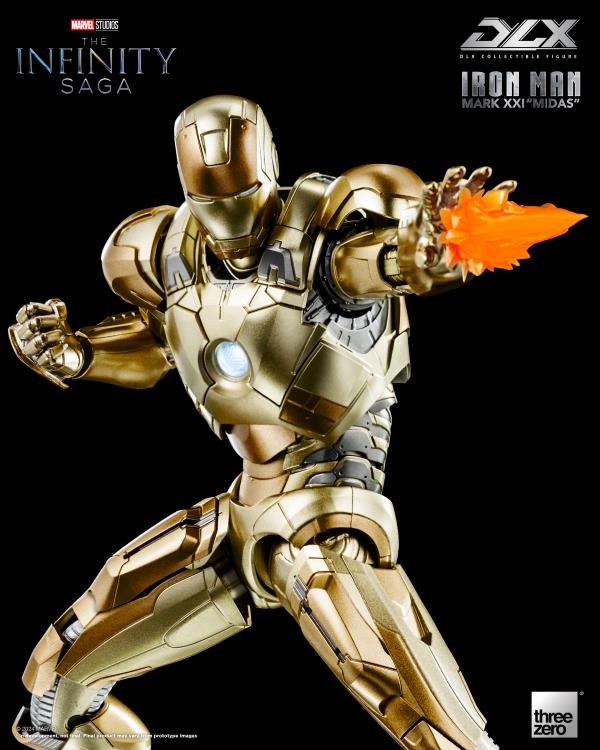 Threezero DLX Marvel Infinity Saga - Iron Man Mark 21 Midas