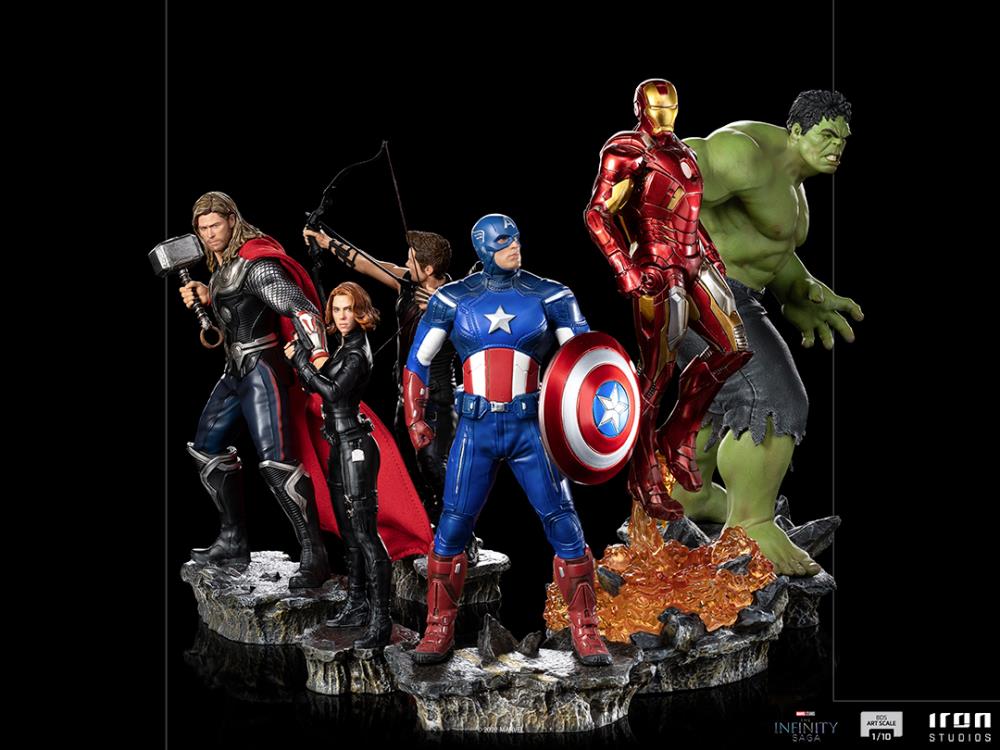 Iron Studios Art Scale 1/10 Marvel The Infinity Saga Captain America Battle of New York