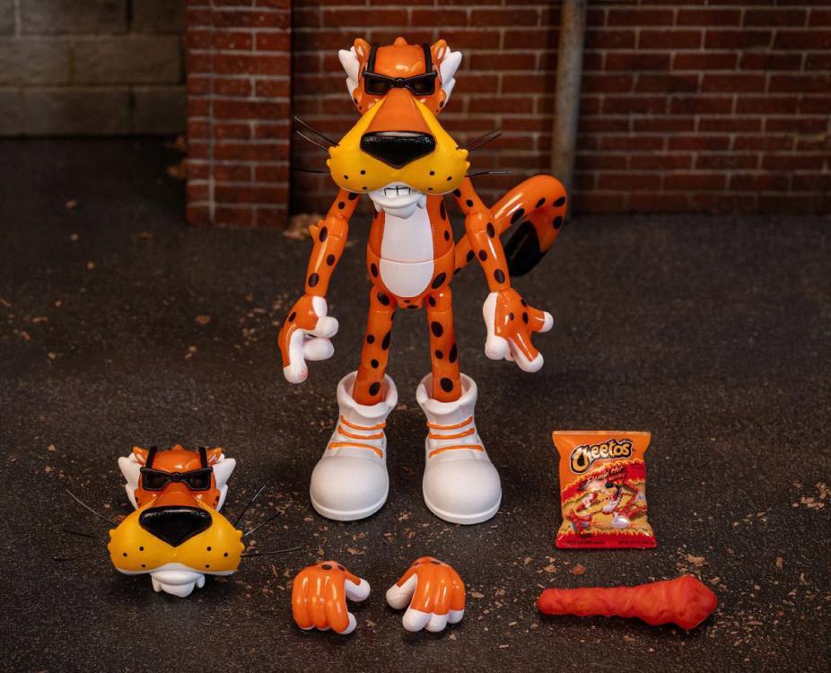 Jada Toys Cheetos Flamin' Hot Crunchy - Chester Cheetah (Glow in the Dark)