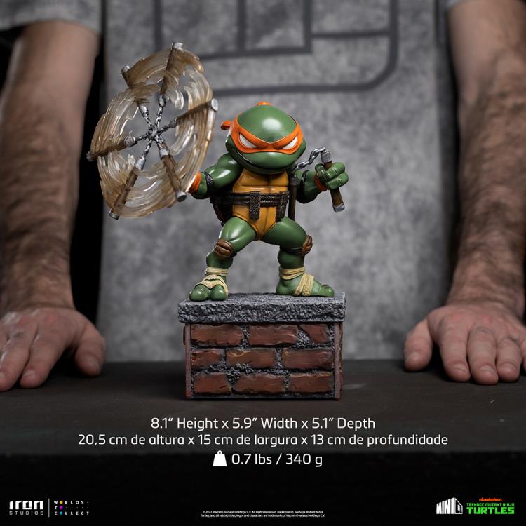 Iron Studios Mini Co Nickelodeon Teenage Mutant Ninja Turtles (Michelangelo, Leonardo, Donatello, Raphael) [SDCC PX]