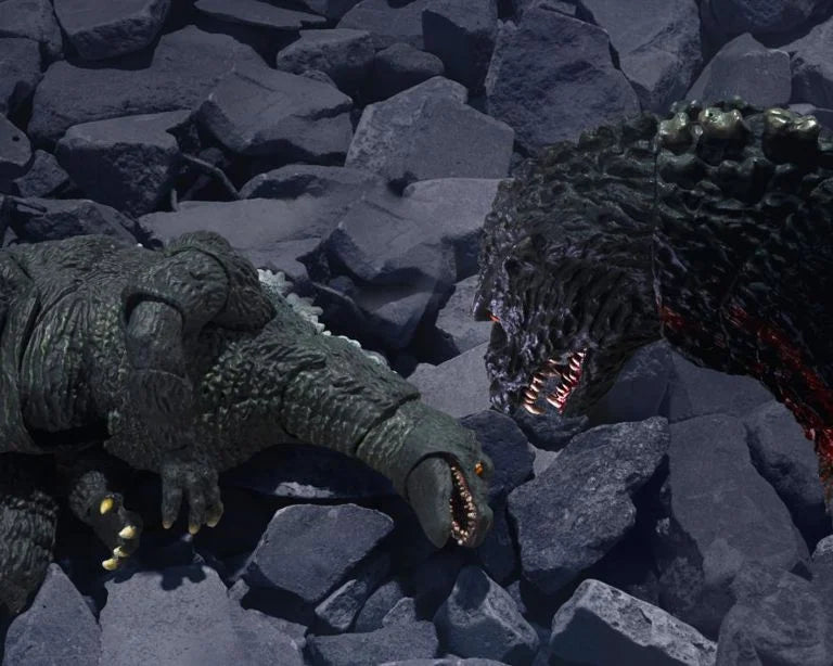 SH MonsterArts Godzilla vs Destoroyah - Godzilla Jr & Destroyah Evolution