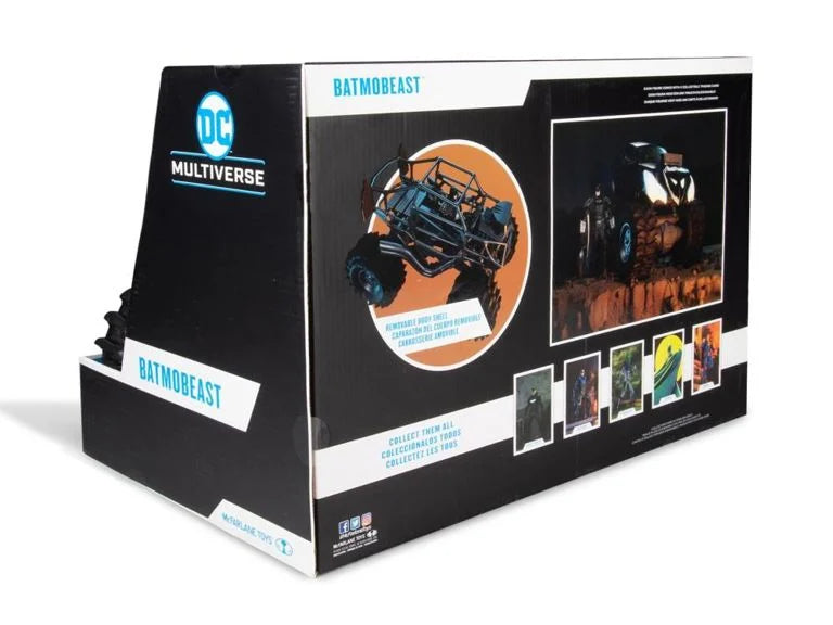 [BUNDLE] Xiwanshe DC Justice League Batmobile + McFarlane Toys DC Batmobeast