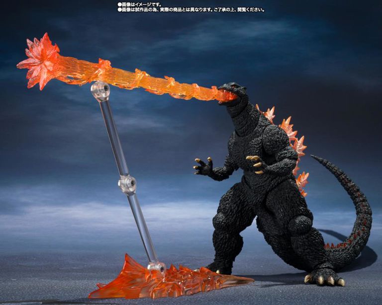SH Monsterarts Godzilla Final Wars 2004 Heat Ray version vs Shin Gotengo