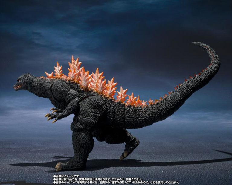 SH Monsterarts Godzilla Final Wars 2004 Heat Ray version vs Shin Gotengo