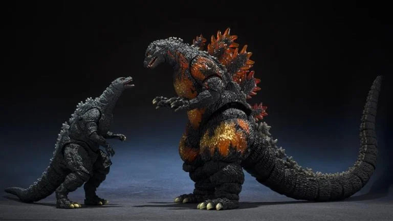 SH MonsterArts Godzilla vs Destoroyah - Godzilla Jr & Destroyah Evolution