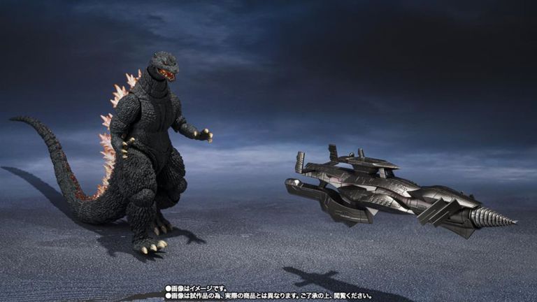 SH Monsterarts Godzilla Final Wars 2004 Heat Ray version vs Shin Gotengo