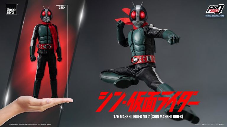 ThreeZero FigZero 1/6 Masked Rider No.2 Shin Masked Rider
