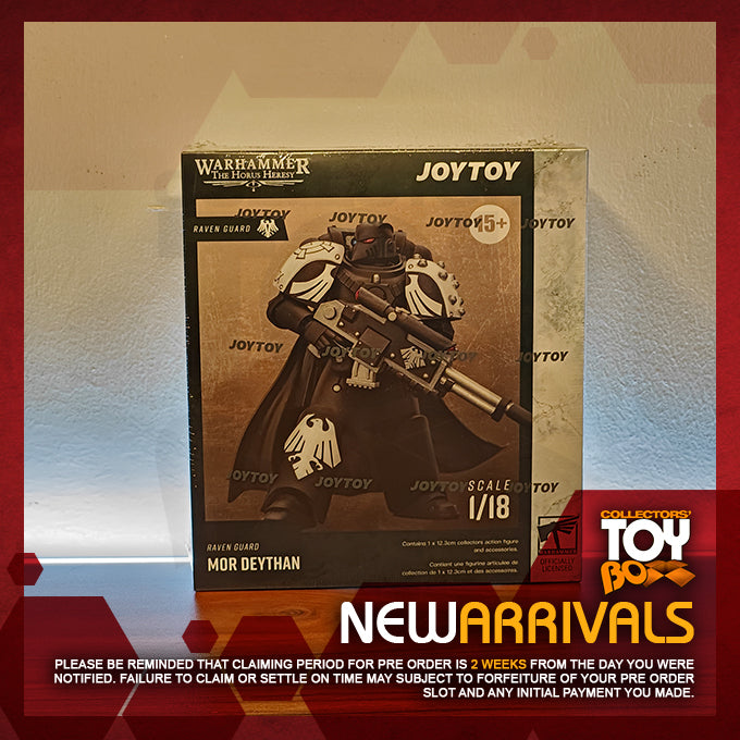 Joytoy 1/18 Warhammer The Horus Heresy Raven Guard - Mor Deythan with Nemesis bolt rifle