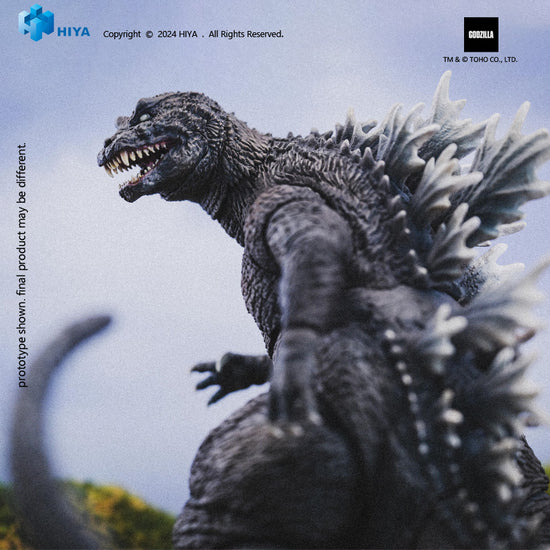 Hiya Toys Exquisite Basic Godzilla, Mothra and King Ghidorah: Giant Monsters All-Out Attack 2001 - Godzilla [Dented Box]