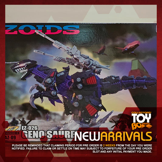 Takara Tomy Zoids Advance Zi AZ-09 - Geno Saurer [Model Kit]