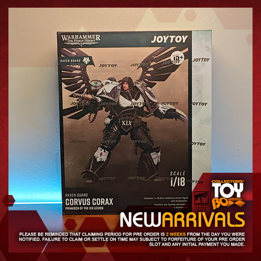 Joytoy 1/18 Warhammer the Horus Heresy Raven Guard - Corvus Corax, Primarch of the XIX Legion