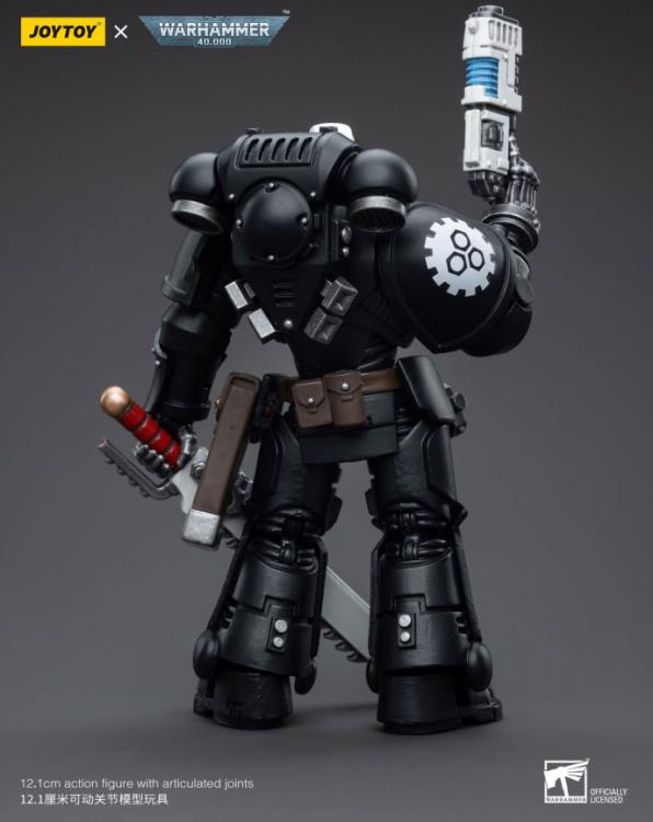 Joytoy 1/18 Warhammer 40K Iron Hands Assault Intercessors Sergeant Kalock