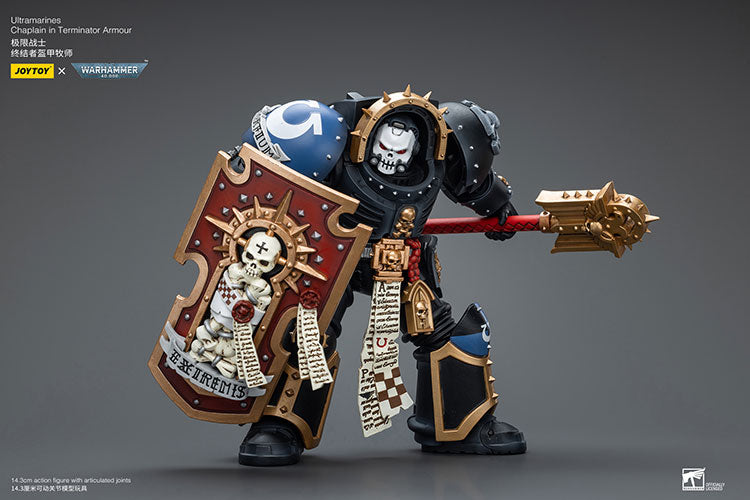 Joytoy 1/18 Warhammer 40k Ultramarines - Chaplain in Terminator Armour