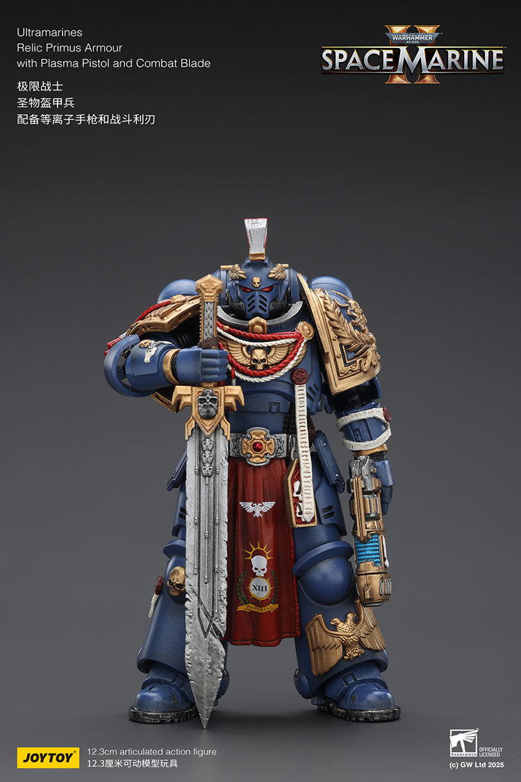 Joytoy 1/18 Warhammer 40k Space Marine Ultramarines - Relic Primus Armour