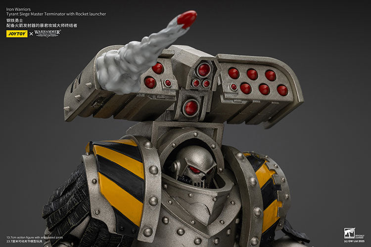 Joytoy 1/18 Warhammer The Horus Heresy lron Warriors - Tyrant Siege Master Terminator with Rocket Launcher