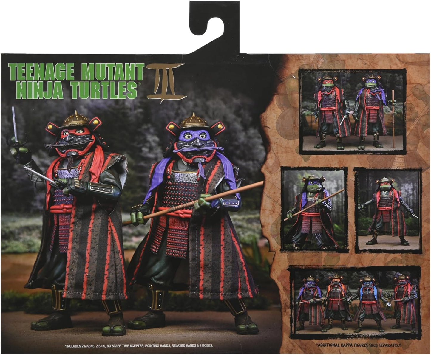 Neca Ultimate Teenage Mutant Ninja Turtles 3 Turtles in Time - Samurai Raphael & Donatello