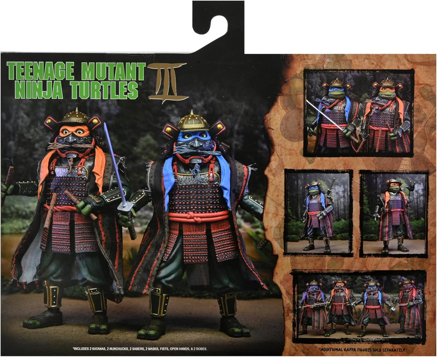 Neca Ultimate Teenage Mutant Ninja Turtles 3 Turtles in Time - Samurai Leonardo & Michelangelo