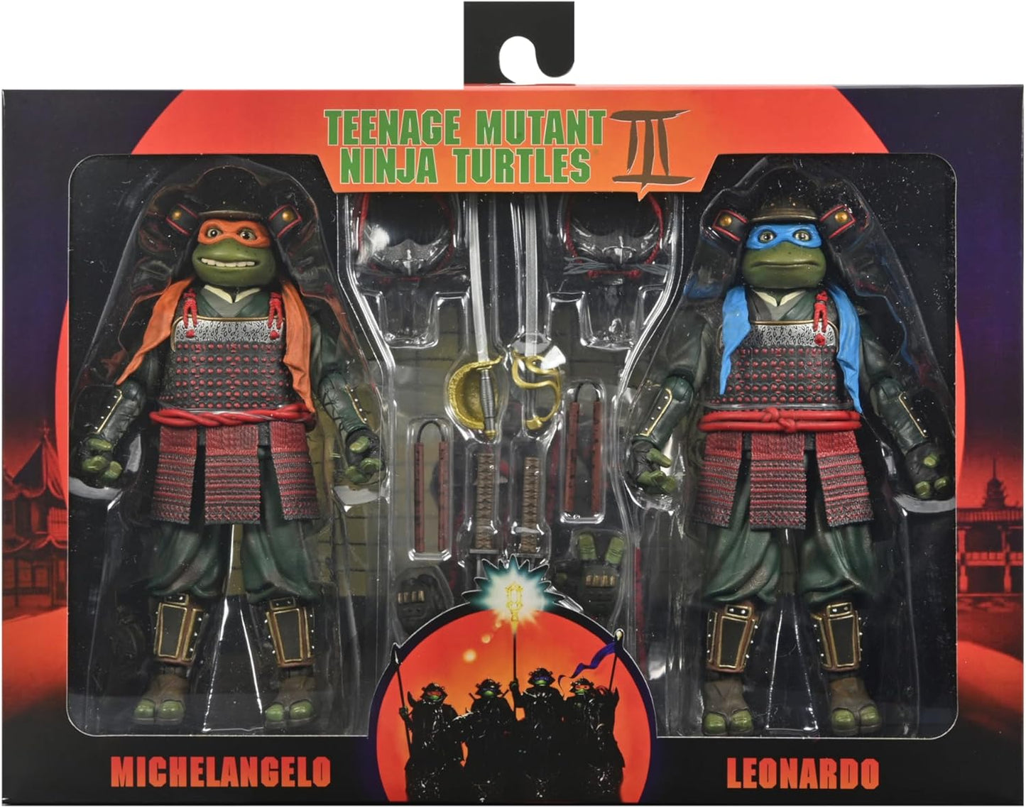 Neca Ultimate Teenage Mutant Ninja Turtles 3 Turtles in Time - Samurai Leonardo & Michelangelo