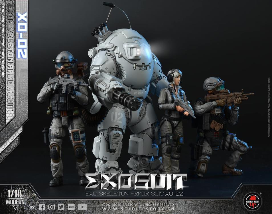Soldier Story 1/18 EXO - XO-02 Skeleton Armor Suit