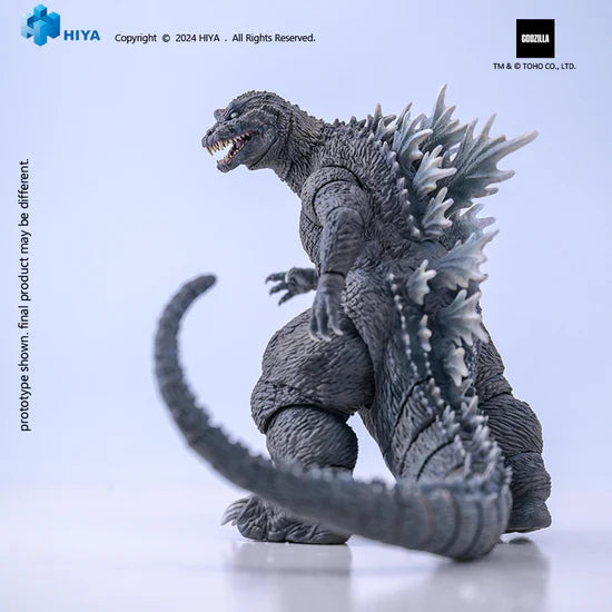 Hiya Toys Exquisite Basic Godzilla, Mothra and King Ghidorah: Giant Monsters All-Out Attack 2001 - Godzilla [Dented Box]