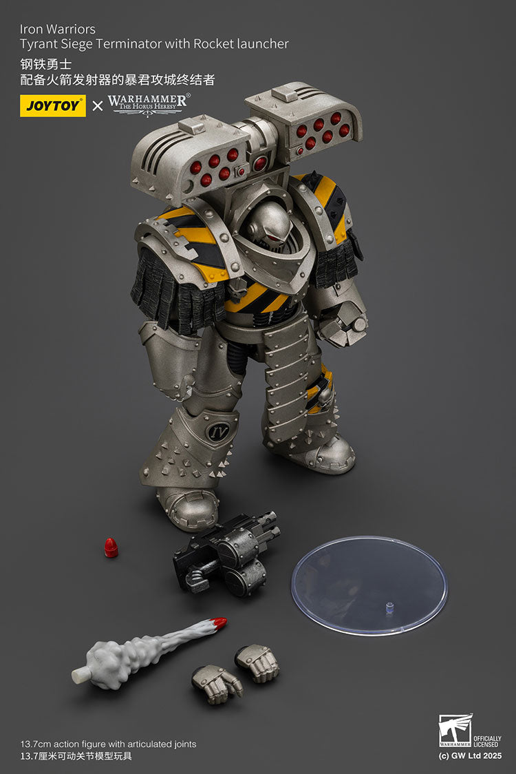Joytoy 1/18 Warhammer The Horus Heresy lron Warriors - Tyrant Siege Terminator with Rocket Launcher