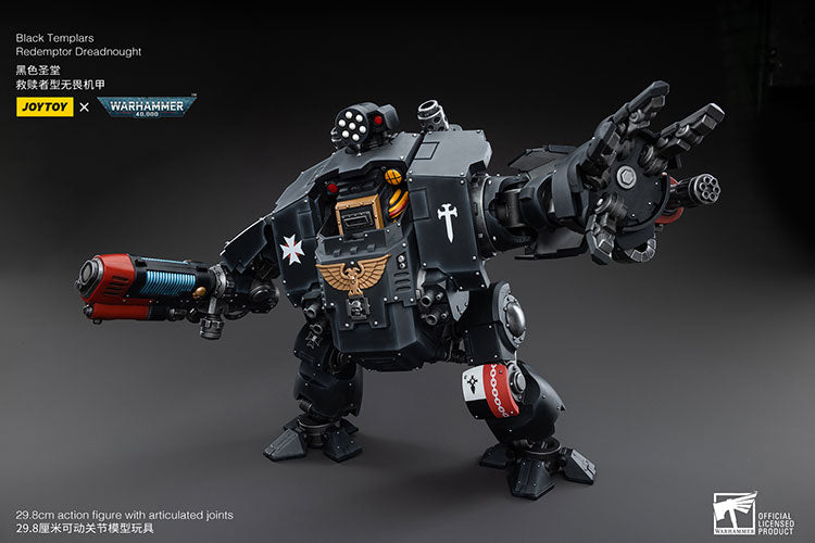 Joytoy 1/18 Warhammer 40K Black Templars - Redemptor Dreadnought (2025)