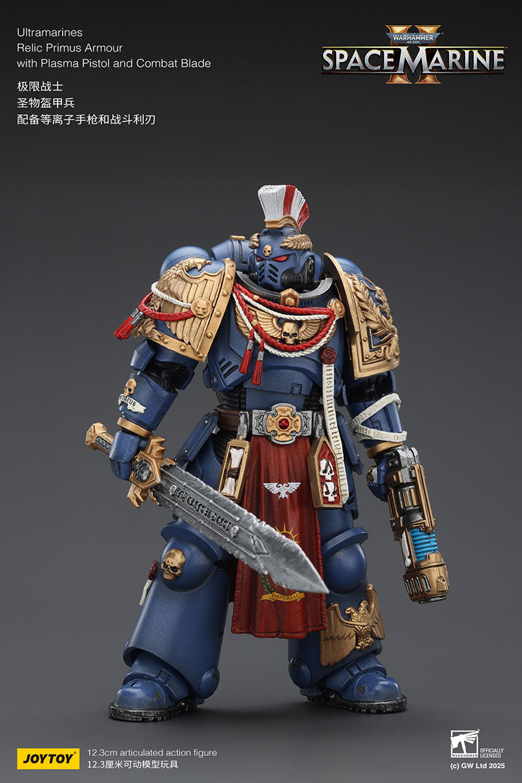 Joytoy 1/18 Warhammer 40k Space Marine Ultramarines - Relic Primus Armour