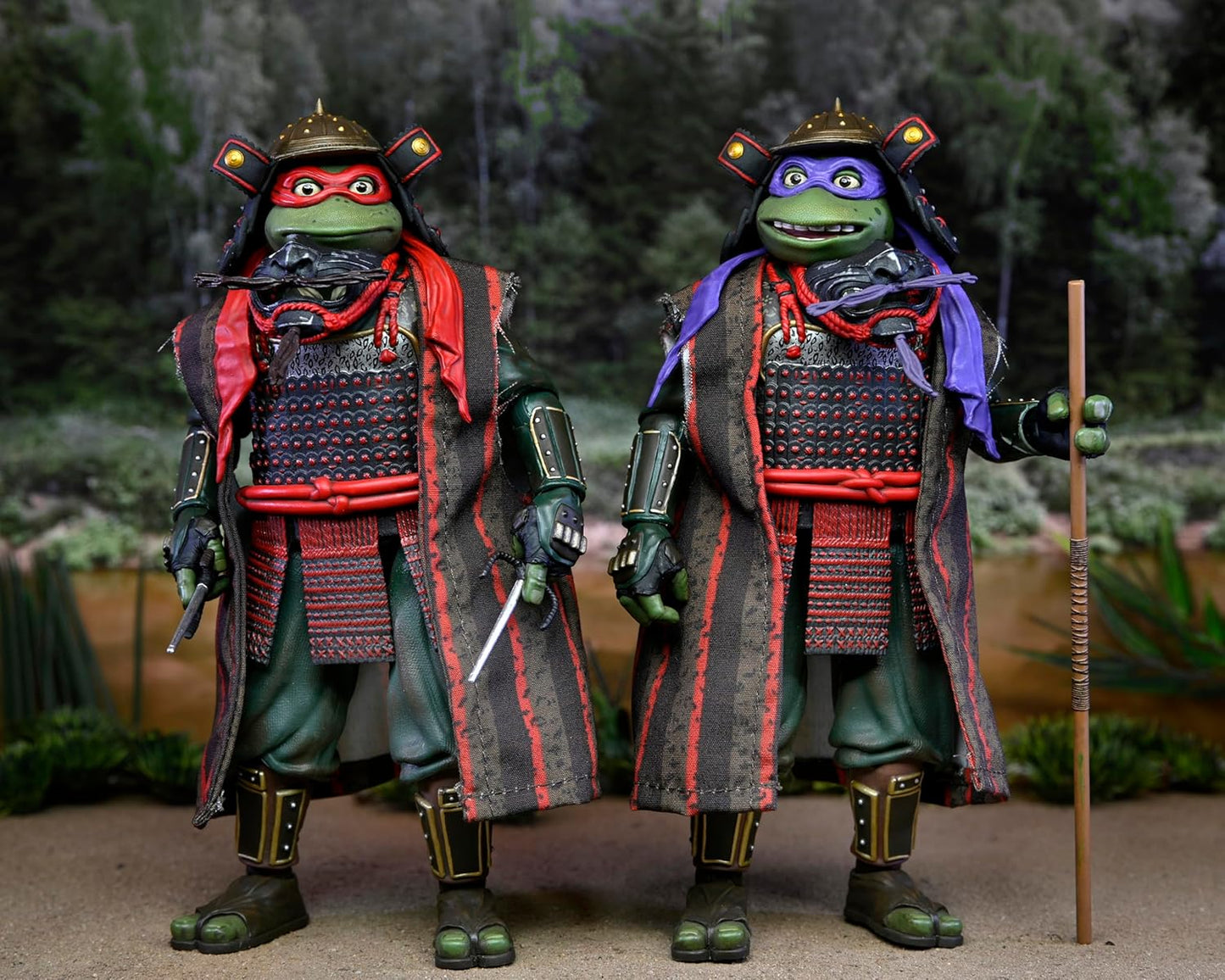 Neca Ultimate Teenage Mutant Ninja Turtles 3 Turtles in Time - Samurai Raphael & Donatello