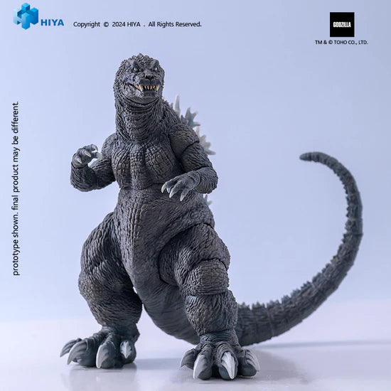 Hiya Toys Exquisite Basic Godzilla, Mothra and King Ghidorah: Giant Monsters All-Out Attack 2001 - Godzilla [Dented Box]