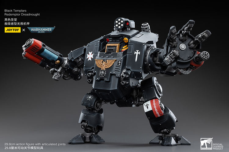Joytoy 1/18 Warhammer 40K Black Templars - Redemptor Dreadnought (2025)