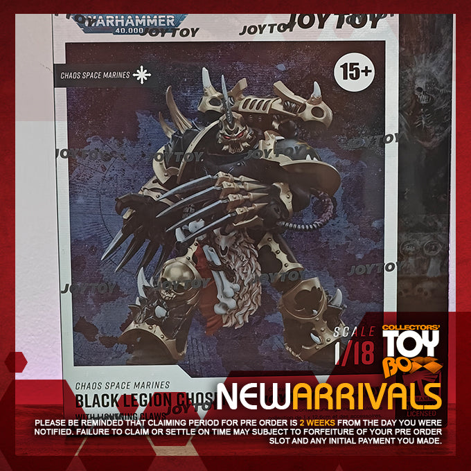 JOYTOY Warhammer 40k 1/18 - Action Figure Chaos Space Marines Black Legion Scelto, Set Da Collezione 5 Pezzi 12,6 Cm - 2