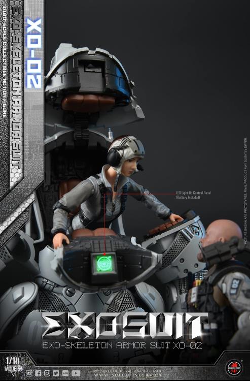 Soldier Story 1/18 EXO - XO-02 Skeleton Armor Suit