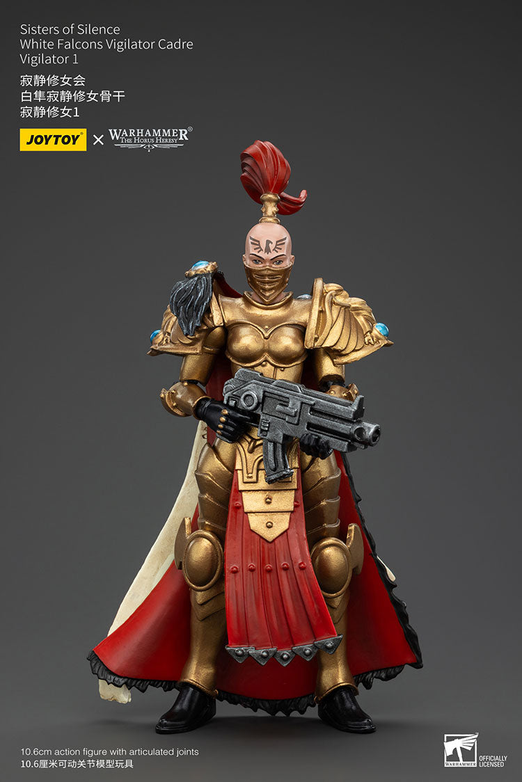 Joytoy 1/18 Warhammer The Horus Heresy Sisters of Silence - White Falcons Vigilator Cadre Vigilator