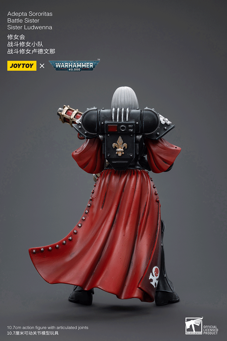 Joytoy 1/18 Warhammer 40k Adepta Sororitas Battle Sister Ludwenna