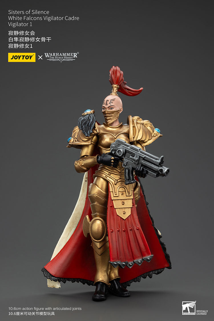 Joytoy 1/18 Warhammer The Horus Heresy Sisters of Silence - White Falcons Vigilator Cadre Vigilator