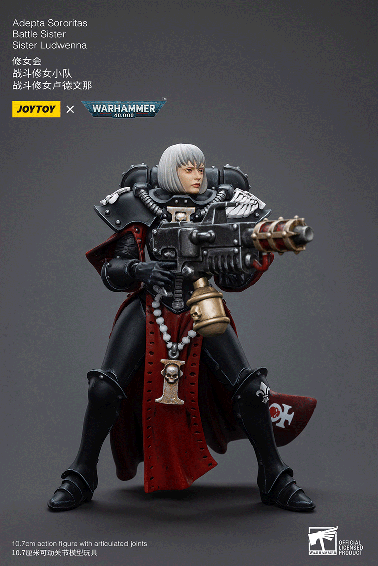 Joytoy 1/18 Warhammer 40k Adepta Sororitas Battle Sister Ludwenna