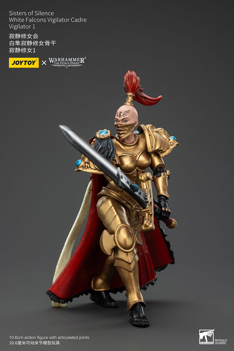 Joytoy 1/18 Warhammer The Horus Heresy Sisters of Silence - White Falcons Vigilator Cadre Vigilator