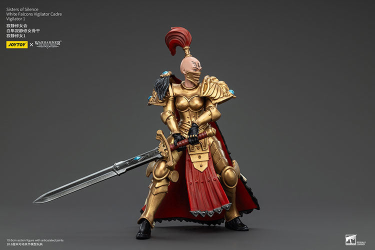 Joytoy 1/18 Warhammer The Horus Heresy Sisters of Silence - White Falcons Vigilator Cadre Vigilator