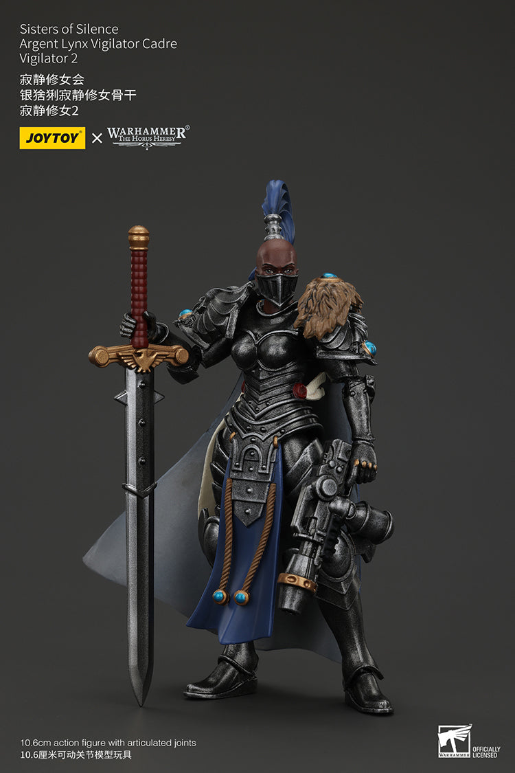 Joytoy 1/18 Warhammer The Horus Heresy Sisters of Silence - Argent Lynx Vigilator Cadre Vigilator 2