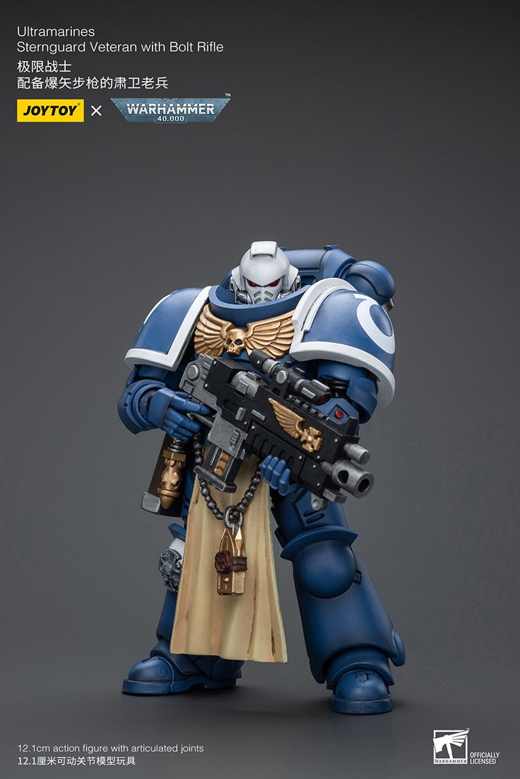 Joytoy 1/18 Warhammer 40k Ultramarines Sternguard Veteran with Bolt Rifle