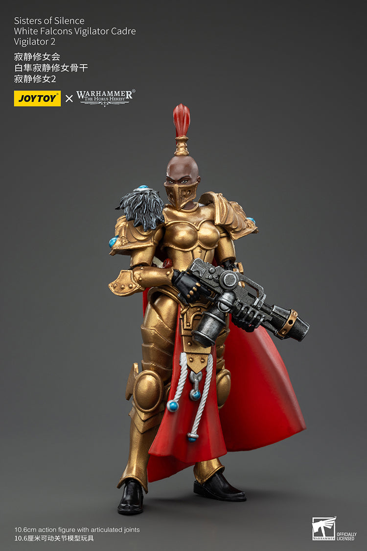 Joytoy 1/18 Warhammer The Horus Heresy Sisters of Silence - White Falcons Vigilator Cadre Vigilator
