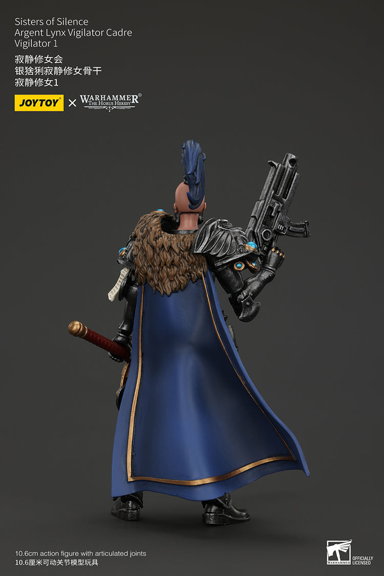 Joytoy 1/18 Warhammer The Horus Heresy Sisters of Silence - Argent Lynx Vigilator Cadre Vigilator 1