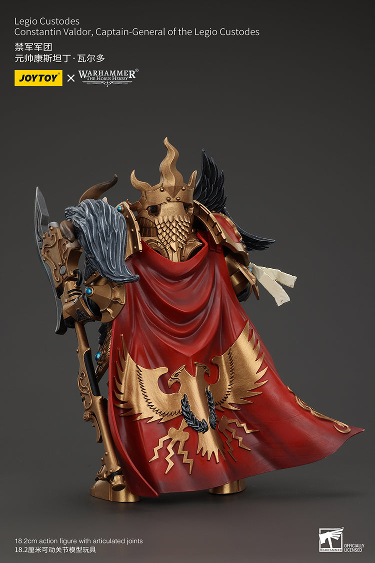 Joytoy 1/18 Warhammer The Horus Heresy Legio Custodes Constantin Valdor, Captain-General of the Legio Custodes